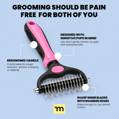 Avenqore Dual-Sided Pet Brush